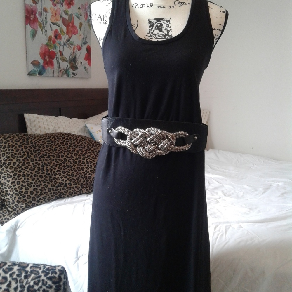 Arizona Jeans Co. Long, Black Dress, Medium, Razor